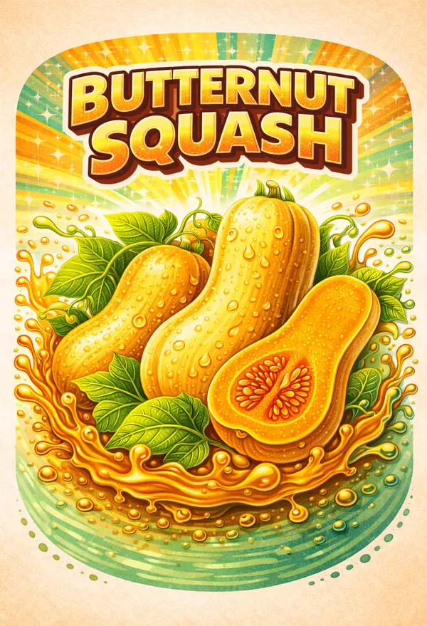 Butternut squash ingredient formats: puree, concentrate, powder, frozen cubes